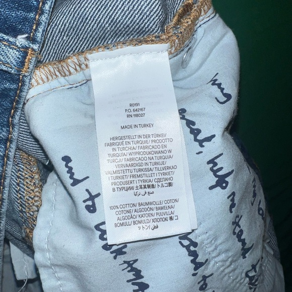 Boden Blue Boyfriend Denim Jeans size 10R - Picture 8 of 9